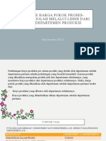 Metode Harga Pokok Proses-Produk Diolah Melalui Lebih Dari Satu Departemen