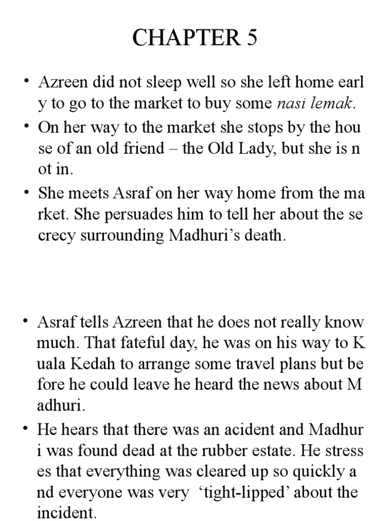 Azreen's Quest for Madhuri's Truth | PDF