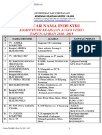 Daftar Nama Industri Audio Vidio