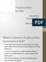 Elements of Optical Fibre Transmission Link