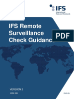 IFS Remote Surveillance Check Guidance: APRIL 2020