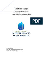 Panduan Skripsi Informatika 2020 - 111120