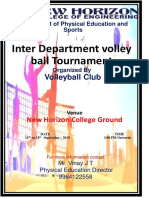 Inter Department Volley Ball Tournament: Volleyball Club