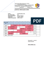 5. JADWAL MENGAJAR GURU