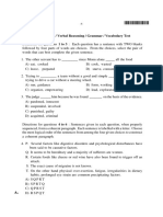PGQP Verbal and Quantitative Practice Test