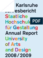 HfG_Jahresbericht Annual Report 08 09