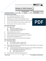 Hydrogen & S-Block Elements - Workbook