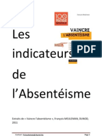 Les Indicateurs de L'absentéisme