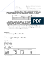 Benha University Department: Benha High Institute of Technology Time: 3 Hr. January 2011 - Fall Semester 4 Year Exam (Regular) Subject: Industrial Engineering M452