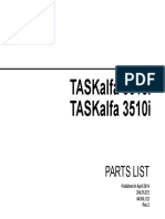 Taskalfa 3010I Taskalfa 3510I: Parts List
