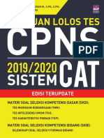 Buku - Panduan Lolos Tes CPNS 2019-2020 Sistem CAT
