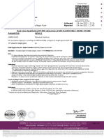 Real Time Qualitative RT-PCR Detection of 2019-nCOV RNA / COVID-19 RNA