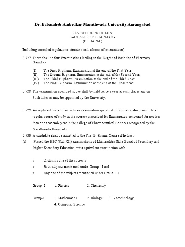 B.Pharm First Year Syllabus Overview | PDF | Topical Medication ...