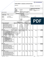 WORK ORDER - Interstate Job Work Receipt