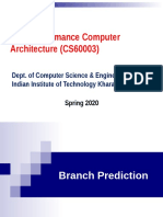 High Performance Computer Architecture (CS60003)