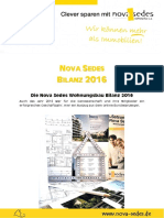 Nova Sedes Wohnungsbau Bilanz 2016
