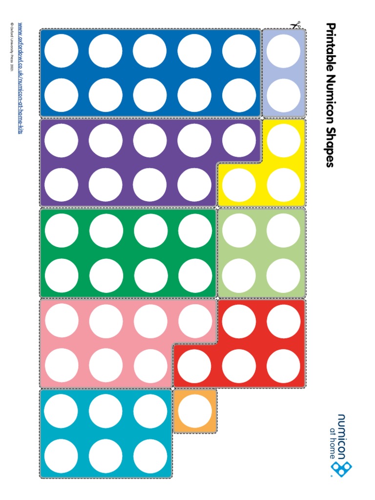 Printable Numicon Shapes For First Steps | PDF