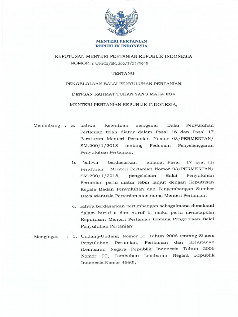 Balai Pertanian petugas penyuluh teknologi pertanian