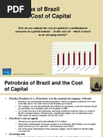 Petrobras Cost of Capital