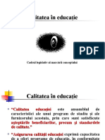 Calitatea in Educatie