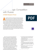 U.S. Strategic Competition With Russia: A RAND Research Primer