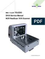 Mettler Toledo Diva Service Manual NCR Realscan 7876 Scanner