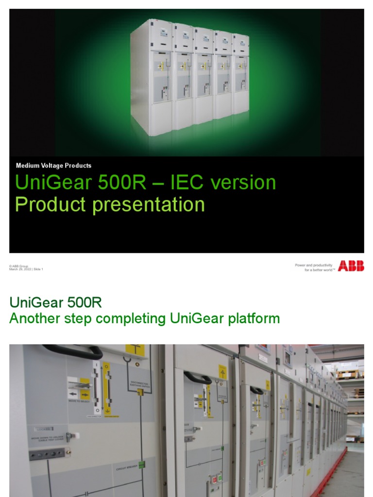 UniGear 500R - IEC Product Presentation 09-12 (En) | PDF | Manufactured ...