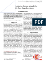 Heart Rate Monitoring System Using Pulse Sensor With Data Stored On Server