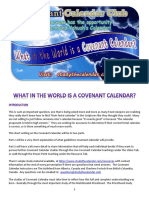 Calendar 101 - What in The World Is A Covenant Calendar (5 PGS) June 2020