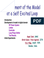 Development of The Model of A Self Excited Loop