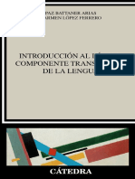Introducción Al Léxico Componente Transversal de La Lengua by Paz Battaner Arias Carmen López Ferre