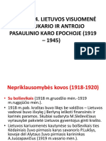 5.16. - 5.34. LIETUVOS VISUOMENĖ Tarpukario Ir Antrojo Pasaulinio Karo Epochoje (1919 - 1945)