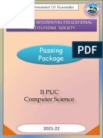 Computer Science Passing Package