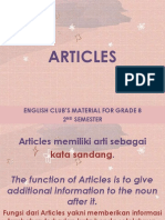 ARTICLES KELAS 8 