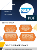 Evolution OF: History of Sap What Is Sap & It'S Goals Sap'S Evolution