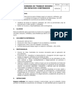 Procedimiento de Espacios Confinados CCS