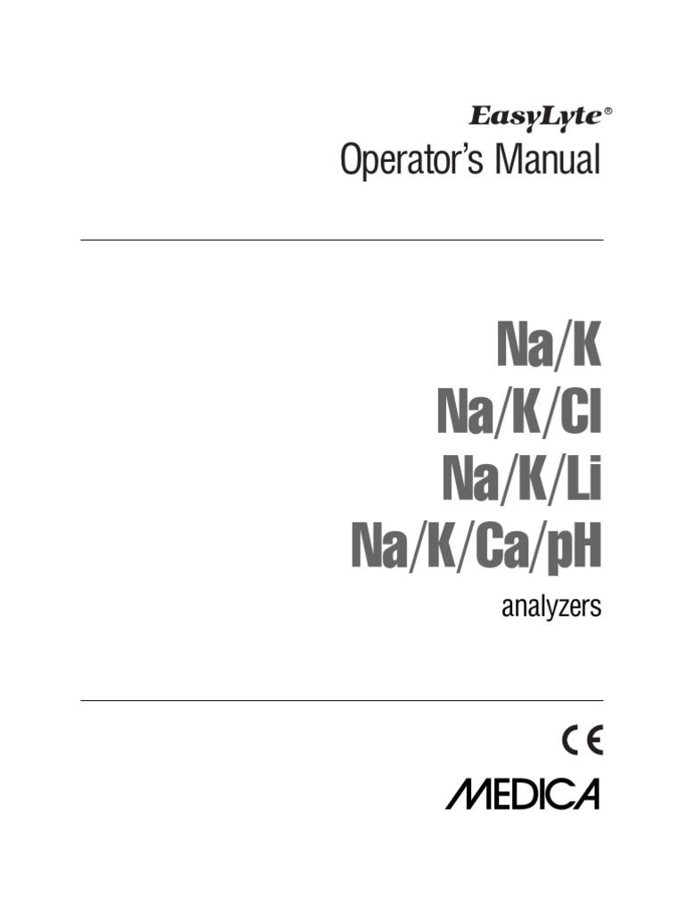 Easylyte Manual Nature