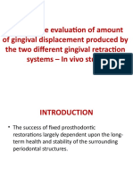 New Gingival Retraction Short Study Final PPT - PPTX New