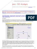 DC Analysis With LTSpice Including DC Sweep and Parameter Sweep