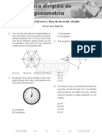 Trigonometría: Longitud de arco y área de sector circular