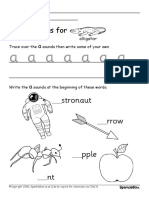 Letter Formation A To J