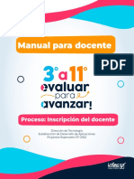 Manual para Docente