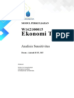 Modul 10 Analisis Sensivitas