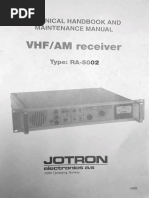 Jotron RA-5002 VHF Receiver