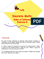 Discrete Math Rules of Inference Exercise8