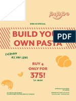 Build Your Own Pasta: Buy 4 Only For