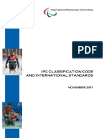 Paralympic Classification Code