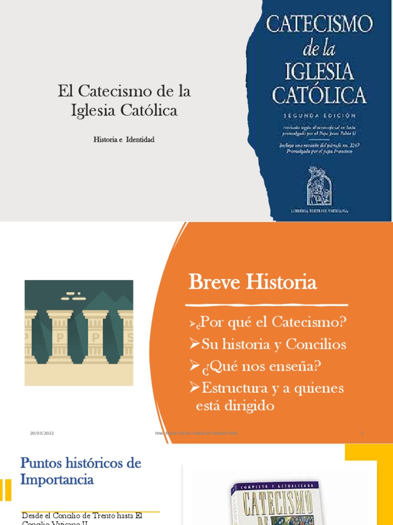 Historia y Estructura del Catecismo Católico | PDF | Iglesia Católica ...