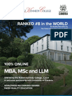 Ranked #8 in The World: Mba, MSC and LLM