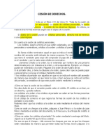 CESIÓN DE DERECHOS PERSONALES: REQUISITOS Y EFECTOS